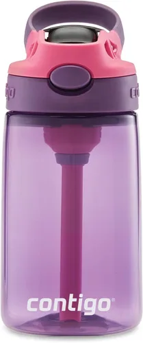 Miniatura 52 de Contigo Botella de agua con pajita para niños con tapa AUTOSPOUT de 20 onzas, arándano Azul (Arándano)