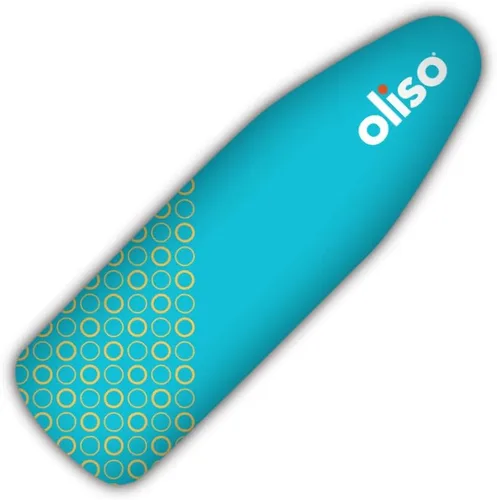 Miniatura 16 de oliso Funda para tabla de planchar – 100% algodón con almohadilla de fieltro profesional, se adapta a tablas estándar de 54 x 15 pulgadas – Ajuste