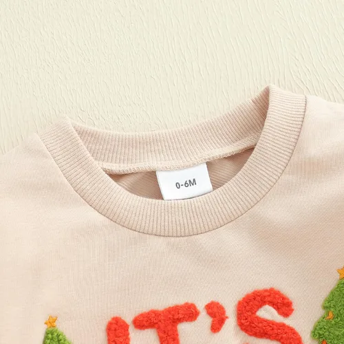 Miniatura 80 de Adobabirl Conjunto de sudadera y pantalones de Halloween para bebé, sudadera y pantalones con parche de calabaza para Halloween, otoño, ropa de bebé