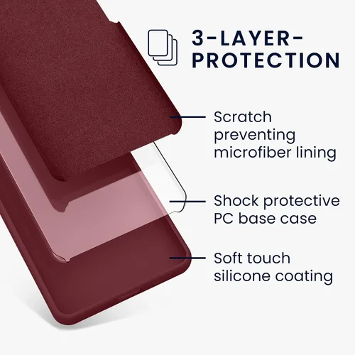 Miniatura 253 de kwmobile Funda Compatible con Google Pixel 6 Pro - Funda de teléfono de silicona TPU con acabado suave - Azul Arrecife