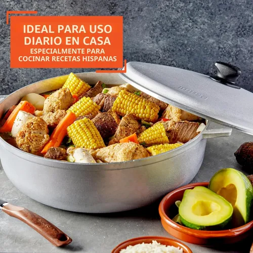 Miniatura 8 de IMUSA USA GAU-80560 - Mini caldero colombiano tradicional (horno holandés) para cocinar y servir, con capacidad para 0.7 qt.