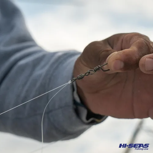 Miniatura 6 de HI-SEAS Líder de línea de pesca 100% fluorocarbono, líder invisible transparente, indetectable para peces, hundimiento rápido, 6 libras a 400 libras