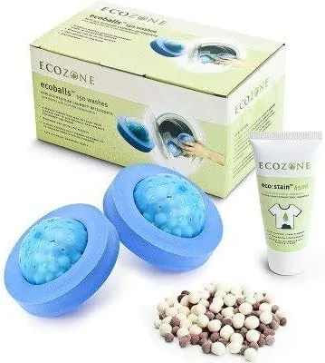 Miniatura 4 de Ecozone Ecoballs - 150 bolas sin detergente para ropa, aroma fresco, 150