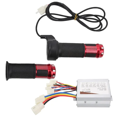 Miniatura 7 de Controlador de velocidad cepillado de 48 V 500 W, motor universal con agarre del acelerador, regulador de velocidad de vehículo eléctrico