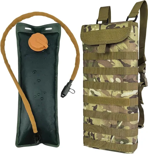 Miniatura 11 de Tactical MOLLE Hydration Pack Carrier Backpack with 3L Water Bladder for Outdoor Sports