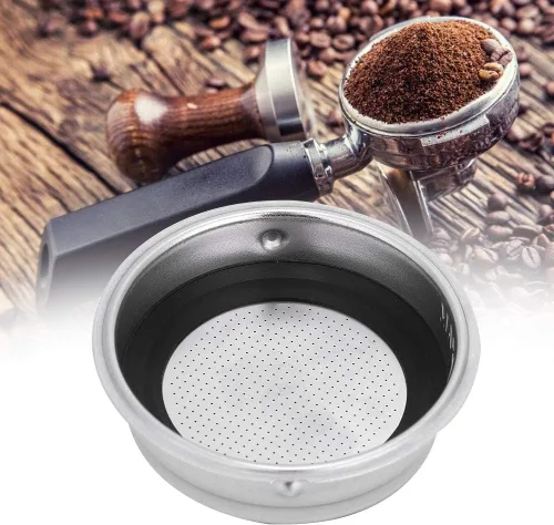 Miniatura 6 de Colador de cesta de café, cesta de filtro de acero inoxidable, cesta portafiltro de repuesto para máquinas de oficina en casa, portafiltro