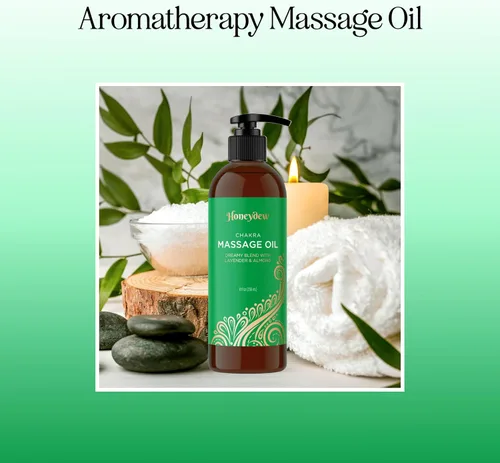 Miniatura 2 de Aceite de masaje de lavanda para terapia de masaje, aceite de masaje de cuerpo completo para hombres y mujeres con aceite de coco, aceite de lavanda