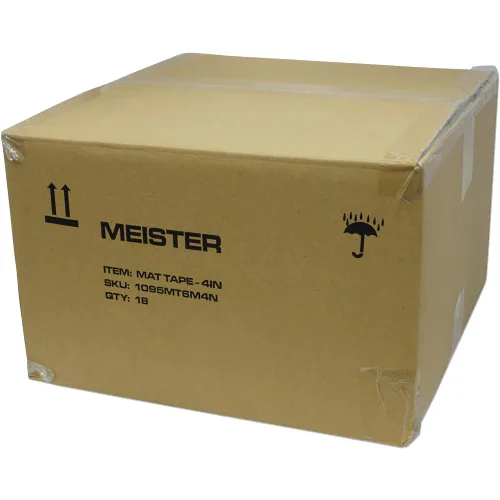 Miniatura 4 de Meister Cinta adhesiva prémium para esterillas de lucha libre, agarre y ejercicio, transparente, 4 pulgadas x 84 pies, 3 rollos