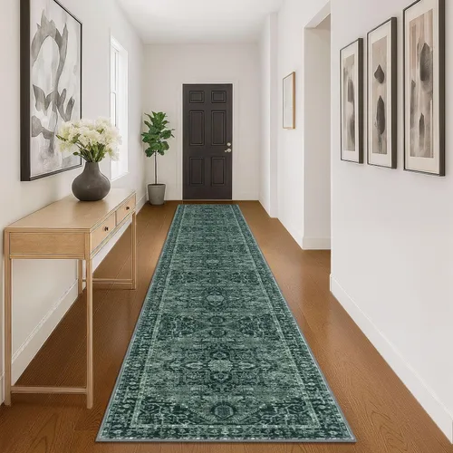 Miniatura 157 de KOZYFLY Alfombra Pequeña de Área 2x3 Pies Alfombras para Entrada Lavable Boho Alfombra de Entrada Antideslizante Tapete de Puerta Interior Entrada