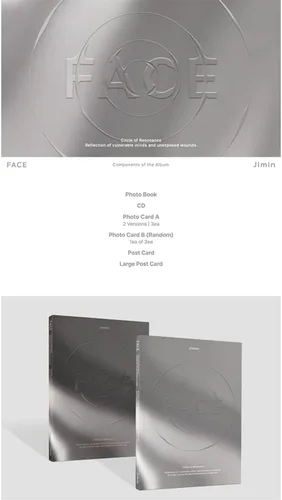 Miniatura 2 de Jimin Solo Album FACE Photobook ver. (SET (Cara invisible + Cara indefinible))
