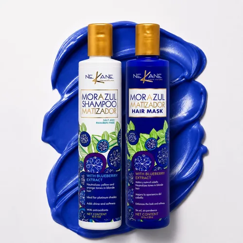 Miniatura 2 de Nekane Morazul Kit de champú y mascarilla para el cabello, 10.58 onzas cada uno, para cabello rubio y gris