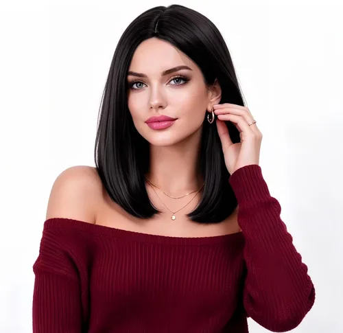 Miniatura 3 de Rugelyss Pelucas estilo Bob de color negro natural para mujer, sin flequillo, peluca corta y lacia con parte media de 14 pulgadas, resistente al