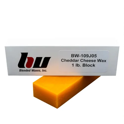 Miniatura 2 de Blended Waxes, Inc. Cera prémium totalmente refinada para la fabricación de queso, grado alimenticio, se puede utilizar para una variedad de Naranja