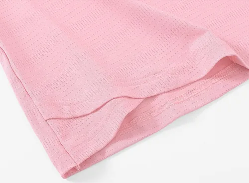 Miniatura 90 de Gopune Polo de golf con cuello en V para mujer, sin cuello, manga corta, ligera, de secado rápido, camisetas de tenis para correr