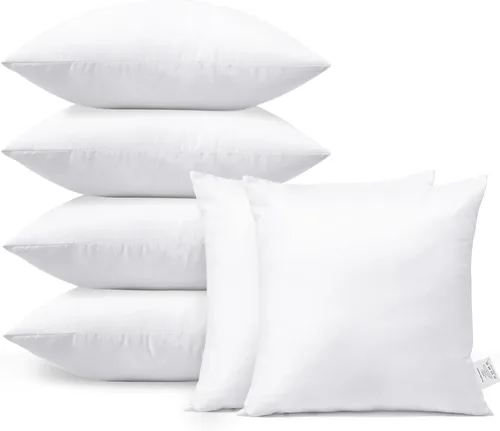Miniatura 9 de OTOSTAR Insertos de almohada de 18 x 18 pulgadas, rellenos de almohada de forma cuadrada, almohadas esponjosas, almohadas decorativas para sofá