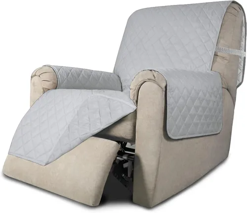 Miniatura 85 de Easy-Going - Funda para sofá, futón y sillón sin reposabrazos, reversible, resistente al agua, para mascotas y niños (azul oscuro/azul claro)