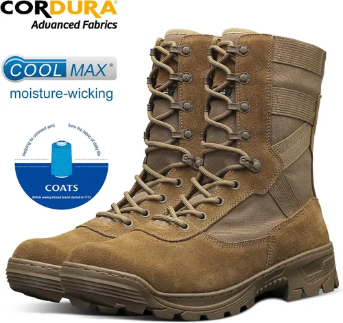 Miniatura 2 de Botas militares para hombre, botas tácticas ligeras, botas de caza de selva para senderismo