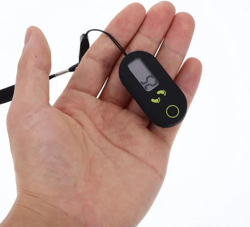 Miniatura 9 de Kisangel Mini podómetro 3D para caminar, contador de pasos con clip para caminar, contador digital, rastreador de pasos deportivo, clips E