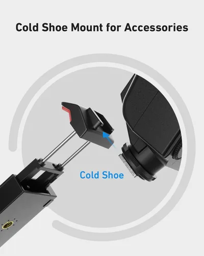 Miniatura 5 de KraftGeek Soporte de trípode para teléfono, iPad, soporte para iPhone con adaptador de tornillo de 1/4 pulgadas, soporte de trípode para iPhone Pro