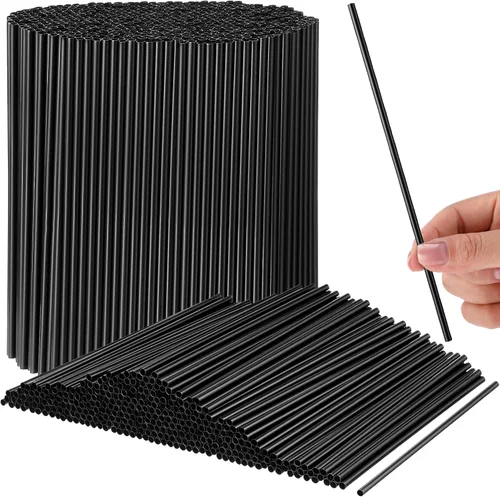 Miniatura 10 de Hoolerry 6000 popotes de plástico desechables para café, cócteles, bebidas, palillos para bebidas, pajitas para bares, bebidas