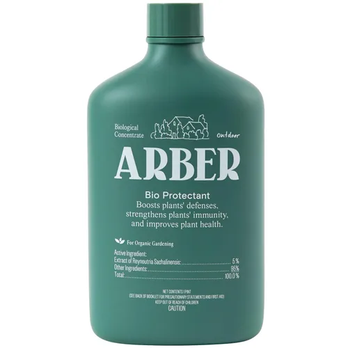 Arber Bio Protectant | Fungicida Orgánico para Plantas de Exterior y Concentrado Líquido Estimulante de Raíces | Solución Natural de Jardinería que