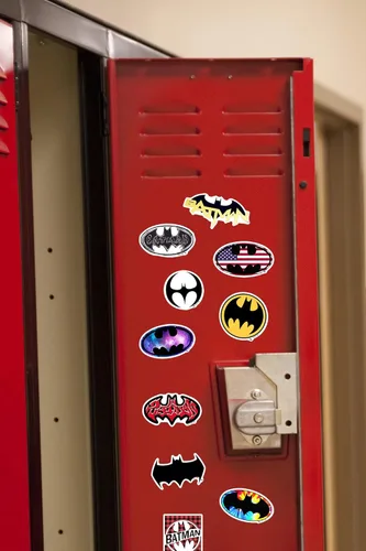 Miniatura 6 de Batman - Paquete de 100 calcomanías de vinilo de lujo troqueladas para laptop, botella de agua, álbumes de recortes, tableta, interior y exterior
