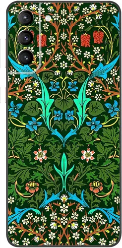 Miniatura 44 de Berkin Arts Funda compatible con Samsung Galaxy S22 Ultra, funda de silicona Art Nouveau Floral Flower (Clematis by Alphonse Mucha)
