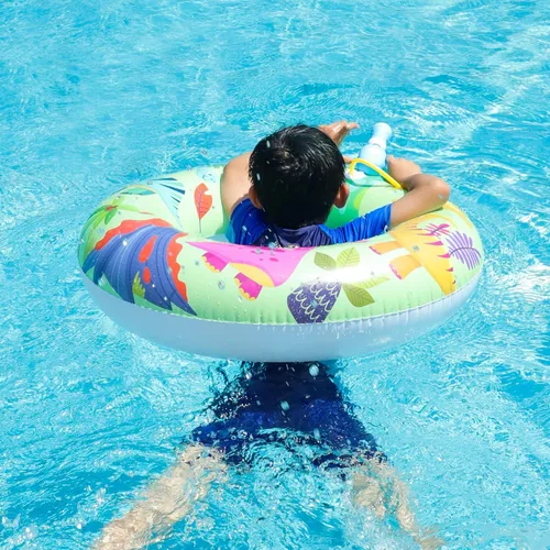Miniatura 3 de Parentswell Juego de fiesta en la piscina – Anillos inflables de natación para piscina, tubos de piscina con pistolas de agua y pelota de playa