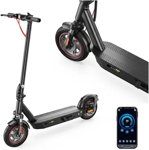 Miniatura 14 de Patinetes eléctricos – Scooter eléctrico para adultos, motor de 1200 W/1000 W/500 W, velocidad máxima de 28/25/21/18 MPH, neumáticos de 10