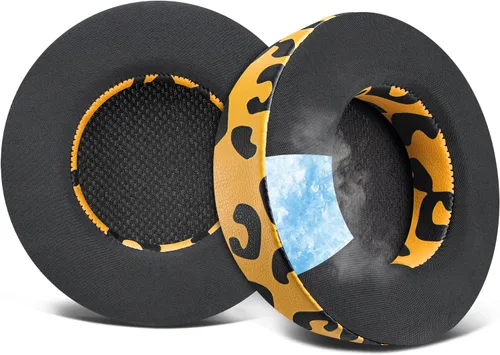Miniatura 16 de SOULWIT Almohadillas de enfriamiento para auriculares Corsair Virtuoso, almohadillas con espuma de aislamiento de ruido de alta densidad, grosor