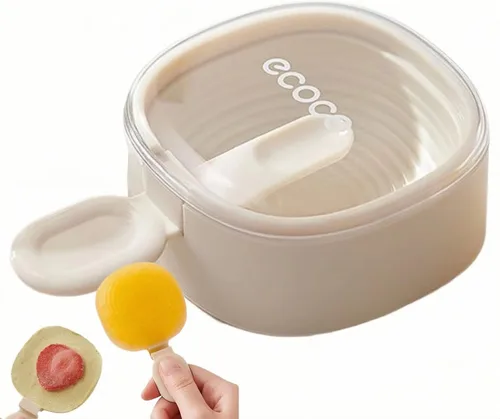 Miniatura 10 de Juego de moldes para paletas con palillos, 1 a 2 piezas, moldes de silicona para hacer helados, moldes para helados, accesorios de cocina, fácil