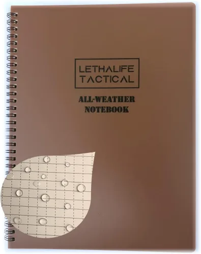 Miniatura 10 de Bloc de notas para todo tipo de clima de 8.5 x 11 pulgadas (negro)