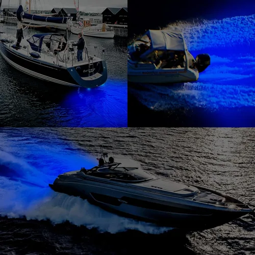 Miniatura 6 de UCINNOVATE 2X Luces LED Marinas para Barco de 6.9", 3000LM 84LED Luces de Popa Impermeables, Luz Subacuática para Yates, Barcos, Velero, Pontón