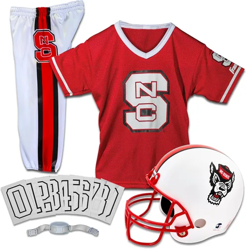 Miniatura 11 de Franklin Sports NCAA - Conjunto de uniforme de fútbol americano para niños, camiseta de fútbol universitario, casco + pantalones para niños y niñas