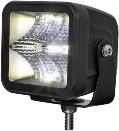 Miniatura 5 de Buyers Products 1492236 - Luz de inundación LED ultra brillante sin bordes, de 3 pulgadas de ancho, lente cuadrada, luz de punto/niebla para barra