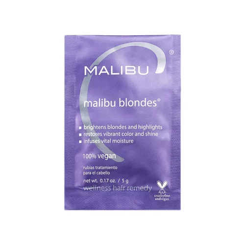 Miniatura 10 de Malibu C Blondes Remedio Wellness - Elimina la decoloración del cabello rubio decolorado, con mechas o natural + Restaura la vivacidad y el brillo