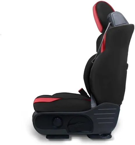 Miniatura 6 de CarsCover Fundas de neopreno para asientos delanteros de camioneta pick-up, ajuste personalizado, para Ford F150 2004-2008, lados rojo rosa y negro
