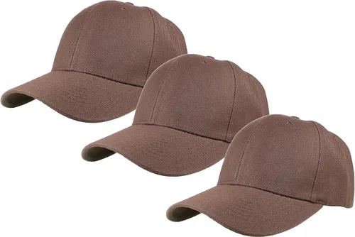 Miniatura 84 de Gelante - Gorra lisa de béisbol ajustable con correa trasera (3 unidades)