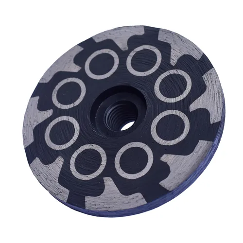 Miniatura 6 de Rueda de Copa de Diamante Rellena de Resina de Rectificado Suave de 4 pulgadas x 5/8-11 pulgadas para Amoladora Angular, Rueda de Rectificado