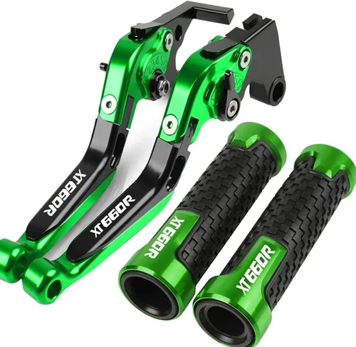 Miniatura 11 de Embrague de freno para Yamaha XT660R 2004-2016 Palancas de embrague de freno plegables de motocicleta embrague de freno ajustables agarraderas CNC