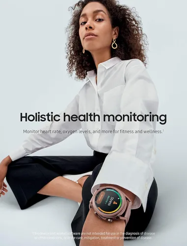 Miniatura 3 de Samsung Reloj inteligente Galaxy Watch 3 (1.614 pulgadas, GPS, Bluetooth, LTE desbloqueado) con monitoreo avanzado de salud, seguimiento de fitness