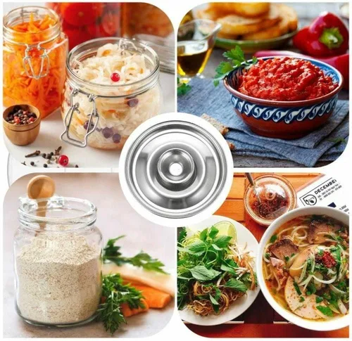 Miniatura 7 de Tapa universal de acero inoxidable para ollas pequeñas, sartenes y sartenes de repuesto con asa en anillo (7.9 in)