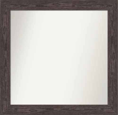 Miniatura 294 de Amanti Art Espejo personalizado, espejo de baño negro puente, espejo de pared o espejo de tocador de baño sobre el fregadero (26 x 26 pulgadas)