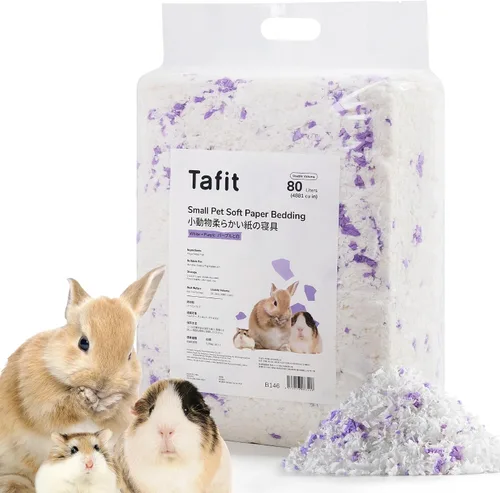 Miniatura 12 de Ropa de cama de papel natural suave 99% libre de polvo con control de olores, para hámsters, conejillos de indias, conejos, conejillos, conejillos