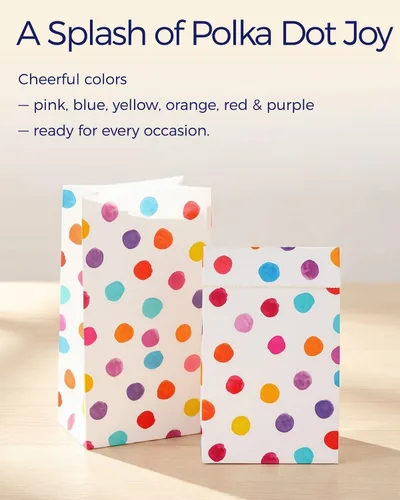 Miniatura 2 de SUNCOLOR Paquete de 30 bolsas de regalo de fiesta, bolsas de regalo para niños, bolsas de regalo para fiestas de cumpleaños, 9.1 x 5.1 x 3.1 pulgadas