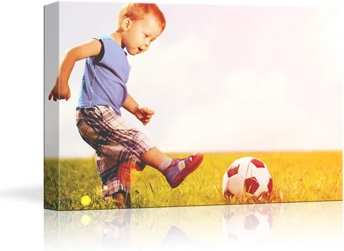 NWT Impresiones de lienzo personalizadas con tus fotos para niños mayores, cuadros de lienzo personalizados para pared para imprimir enmarcadas de