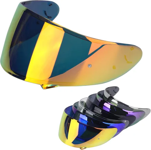 Miniatura 8 de Visera para casco de motocicleta CWR-1 para RF-1200 X-14 Z7 X-Spirit UV Protect Visera antiarañazos, actualización Clear Vision para cascos Azul
