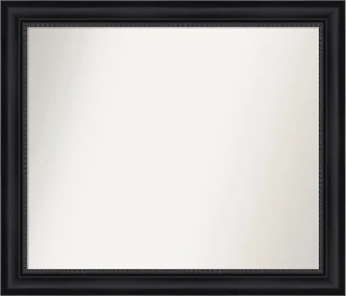 Miniatura 264 de Amanti Art Espejo personalizado, espejo de baño negro Astor, espejo de pared o espejo de tocador de baño sobre el fregadero (25 x 25 pulgadas)