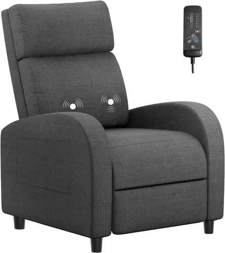 Miniatura 14 de Homall - Silla reclinable acolchada de cuero sintético para sala de estar, sofá reclinable moderno, asiento de club y teatro en casa