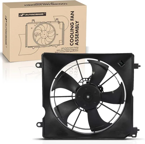 A-Premium Conjunto de ventilador de refrigeración del radiador del motor izquierdo compatible con modelos seleccionados Honda y Acura - Accord